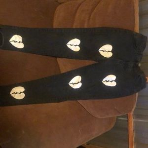 Im selling these broken heart pants i bought a while back .